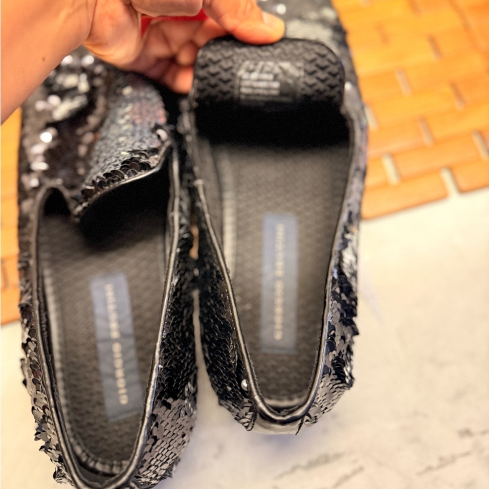 Runway Elegant Black Sequin Loafers for Men - Picture 4 of 8